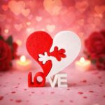 Valentinstag Geschenk – LOVE Herz Deko Puzzle