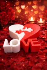Valentinstag Geschenk – LOVE Herz Deko Puzzle – Bild 3