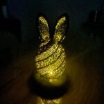 Dekoratives LED-Osterei – Beleuchtet verschiedene Farben inkl. Leuchtmittel